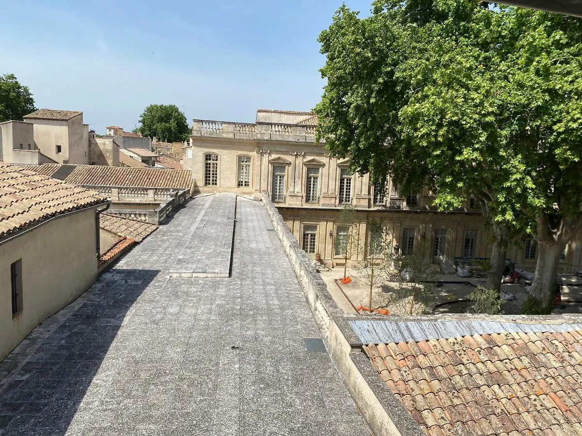 Appartement Atypique Sous Les Toits D'Avignon Au Coeur De L'Intra-Muros Avec Parking
